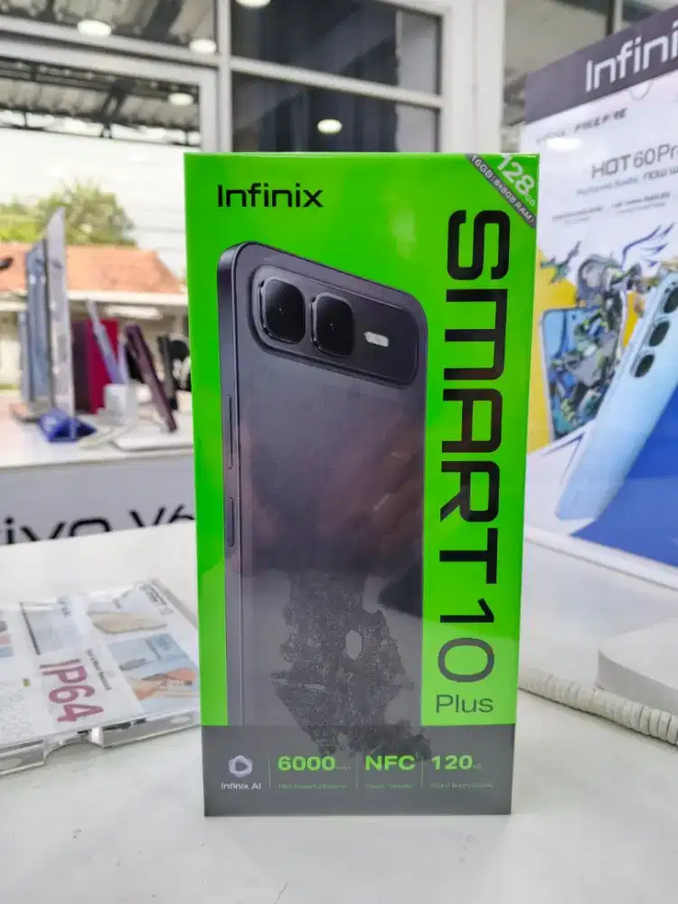 INFINIX SMART 10 PLUS 4g 8/128 NEW GARANSI RESMI