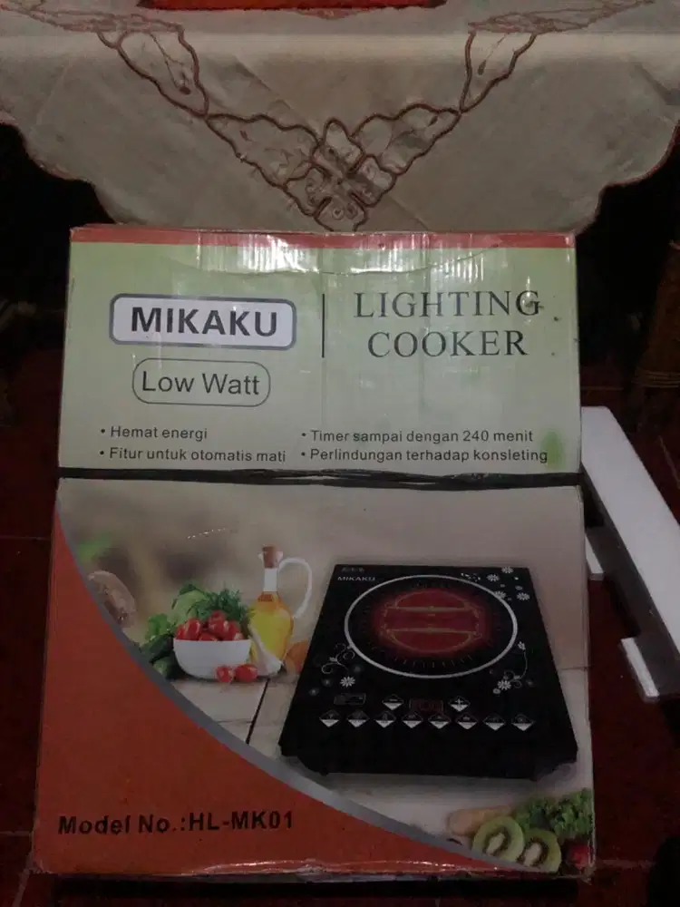 jual kompor listrik baru buka dus mulus no minus