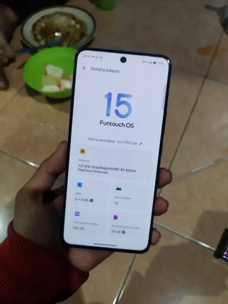 VIVO V50 LITE 8+8/256