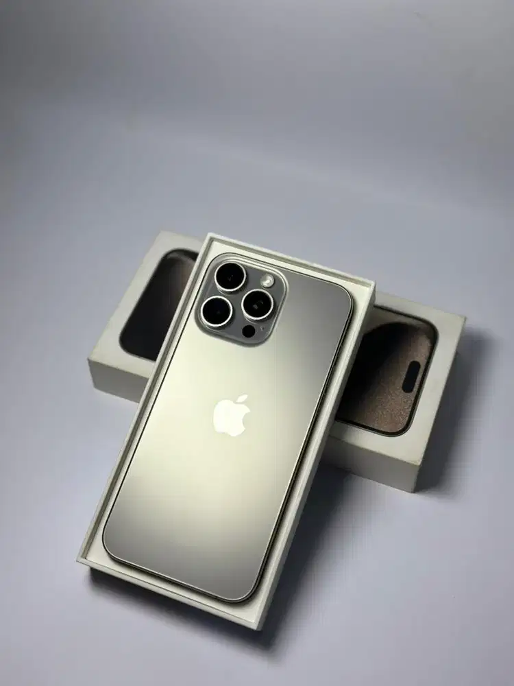 Iphone 15 Promax 256gb Natural Titanium Mulus