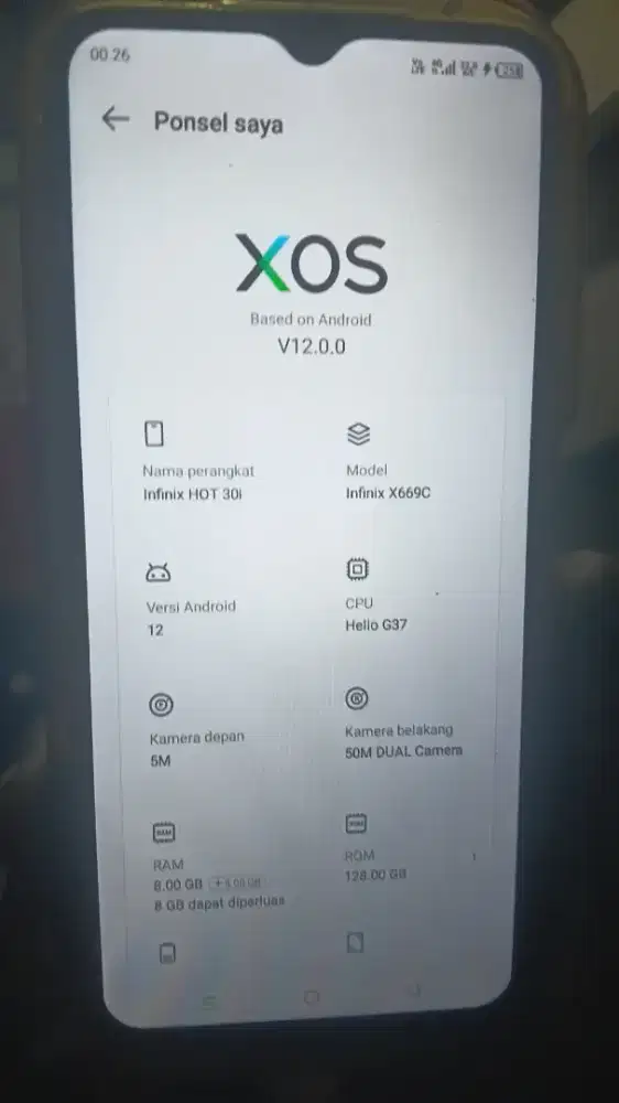 Jual cepat hp infinix