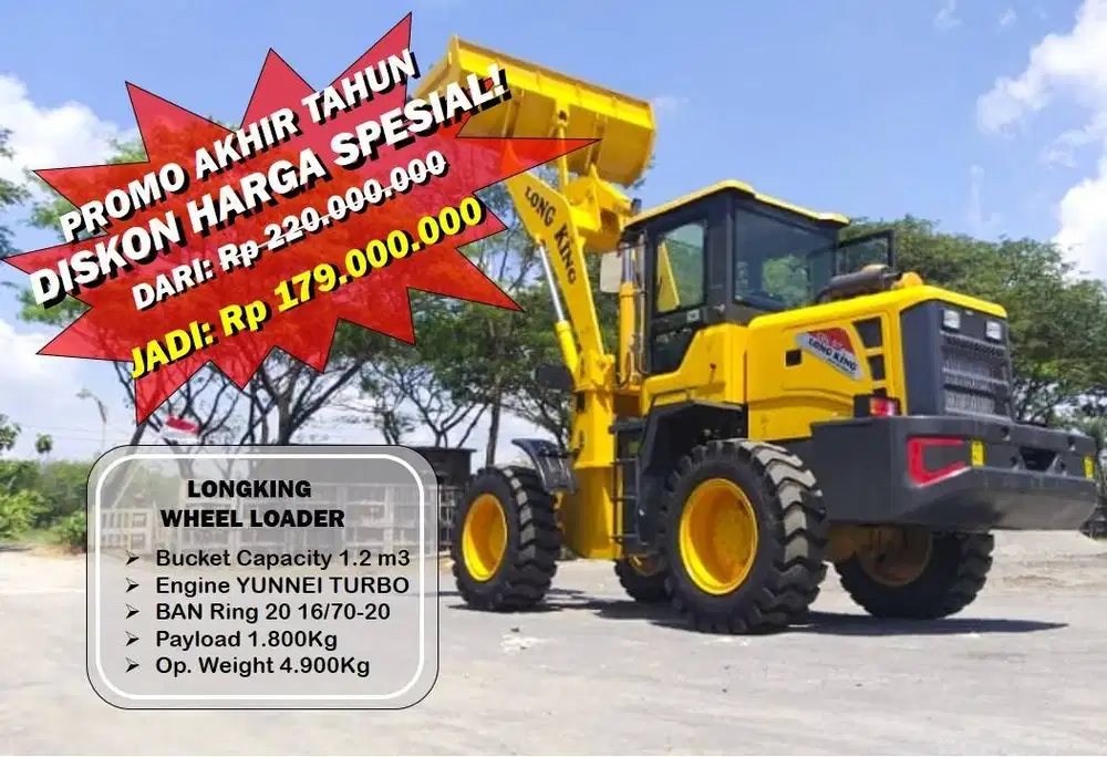 Wheel Loader Engine Yunnei Turbo 1.2 Kubik Jogja Gunungkidul Bantul