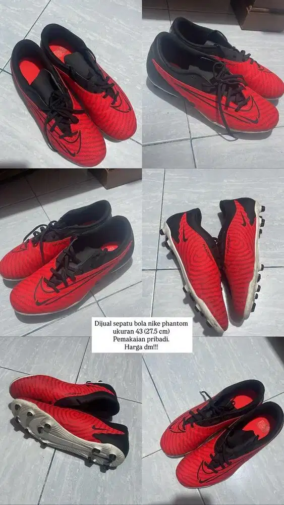 Sepatu bola nike phantom