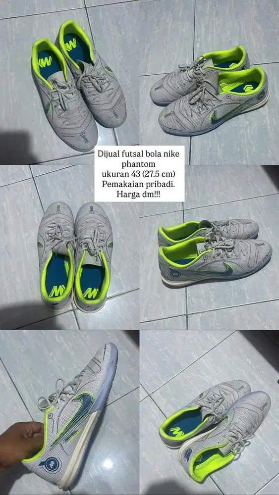 Sepatu futsal nike phantom
