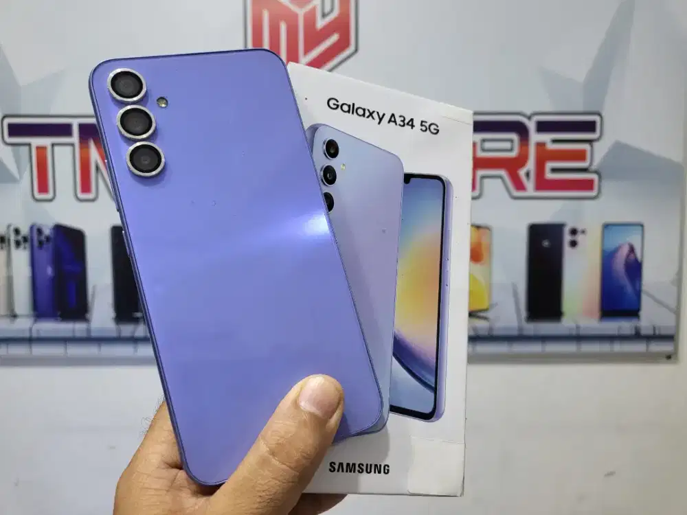 SAMSUNG A34 5G RAM 8/128GB
BONUS ANTI GORES, CASE & CHARGER