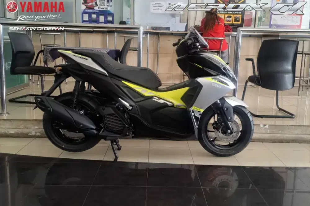 [ Motor Baru ] aerox alfha 155cc vva silver