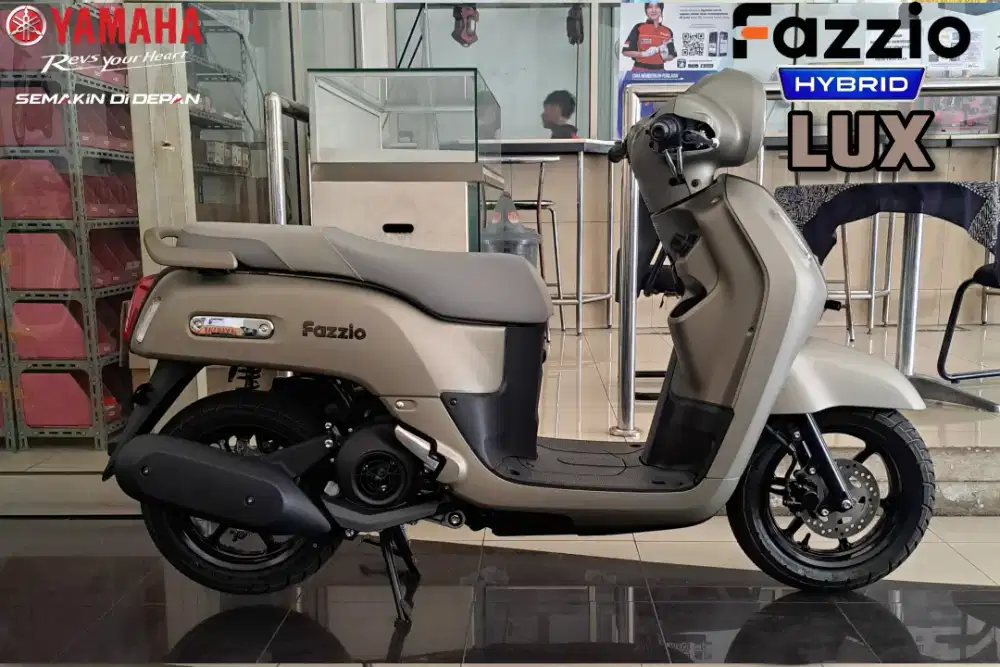 [ Motor Baru ] Fazzio lux hybrid conected abu abu