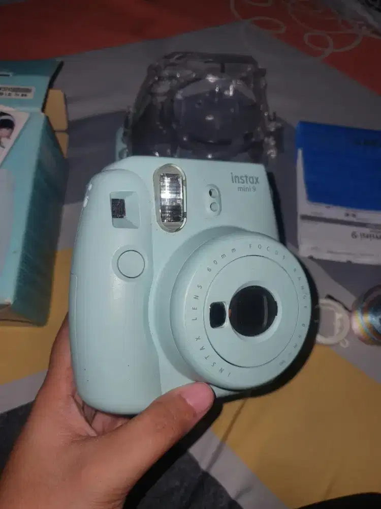 Kamera Polaroid Instax Mini 9 Tosca Baru Pake 1x