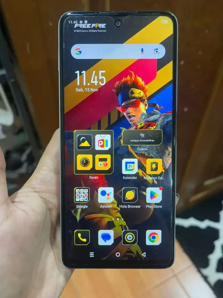 INFINIX HOT 30 RAM 8GB + 8GB INTERNAL 256GB NFC BATTERAI SUPER AWET