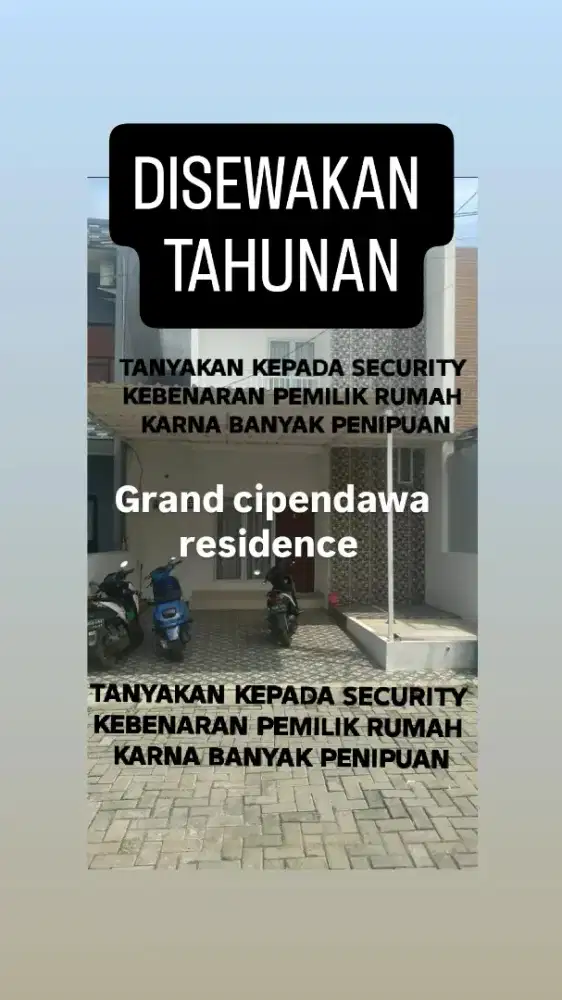 Di sewakan tahunan / dijual