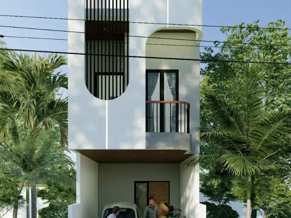 Townhouse 3Lt. Modern Milenial 3KT 3KM Type 80/30 Strategis Full Akses Utan Kayu Utara Matraman Jakarta Timur