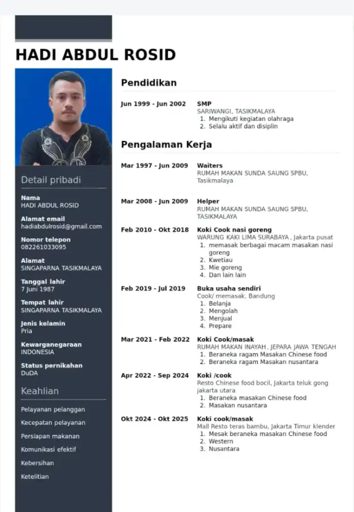 MENCARI PEKERJAAN MEMASAK MENGGUNAKAN WOK