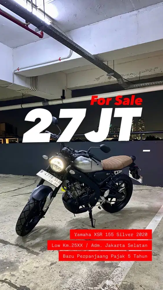 DIJUAL CEPAR XSR 155 2020 LOW KM