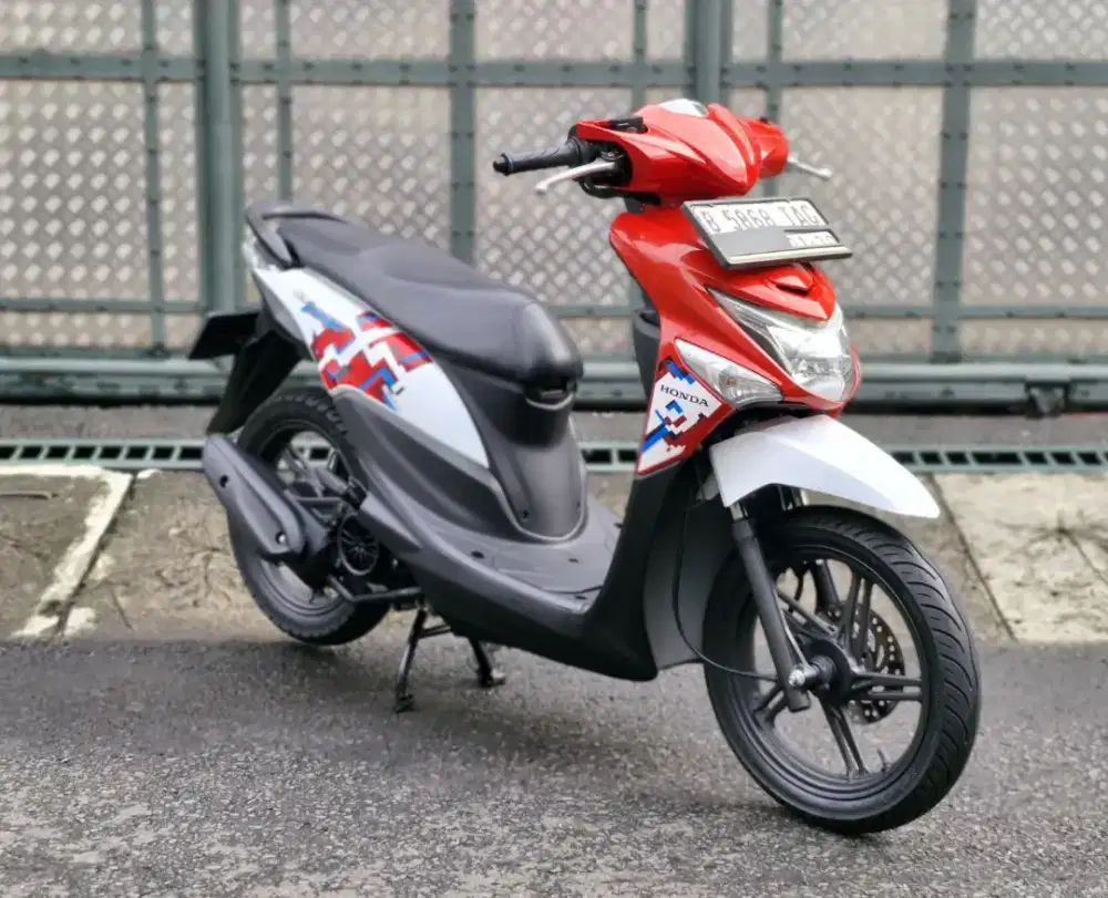 Low KM Pajak On! Honda Beat Pop CBS Th. 2018 B-DKI Superb Gress