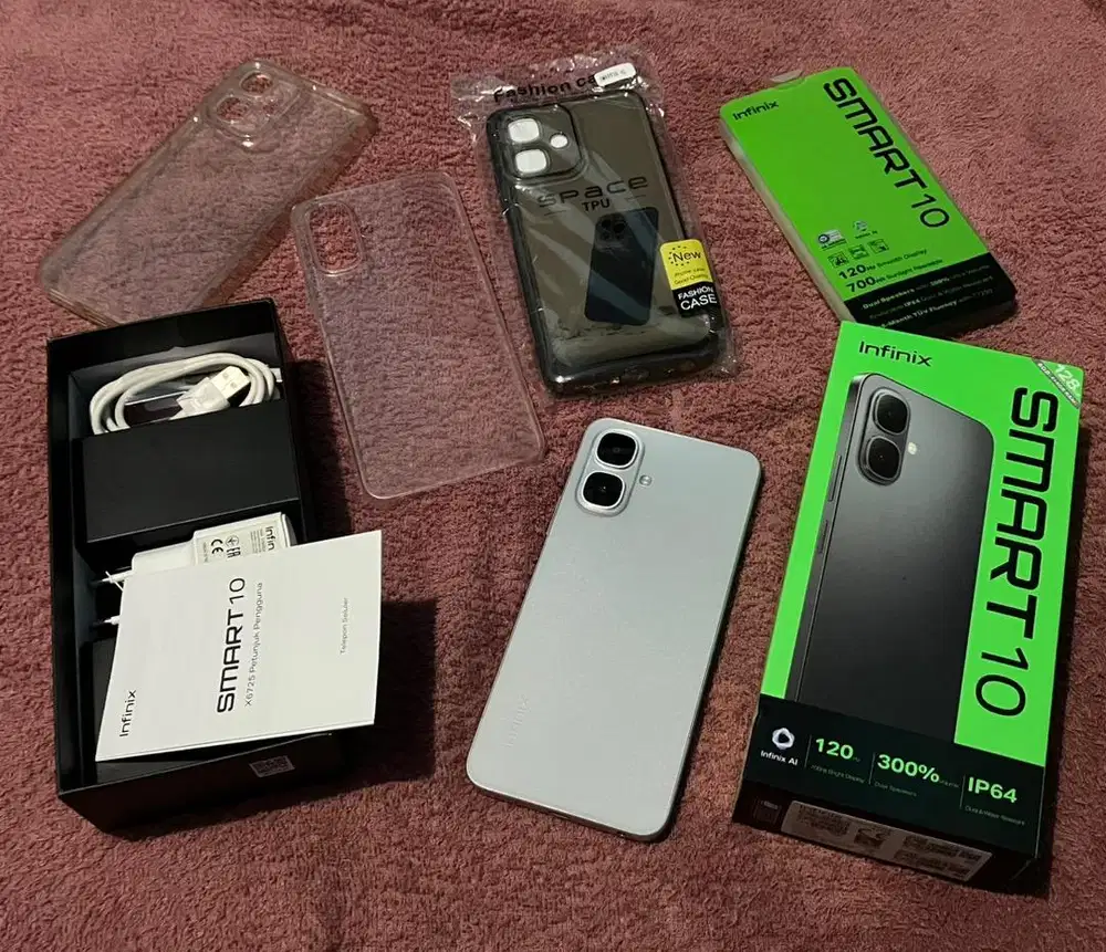 Infinix smart 10 4/128gb ( masih garansi )