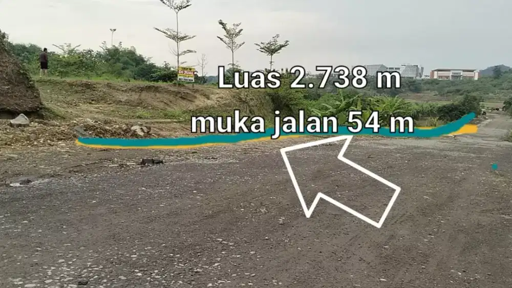 2.738 M PINGGIR JALAN KAMPUS POLMAN KEBUN DURIAN VIEW UNTUK CAFE