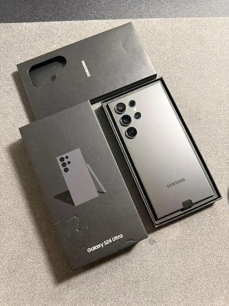 SAMSUNG S24 ultra 12/512gb resmi sein titanium black