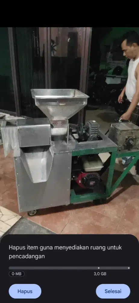 Mesin Peras Santan & Parut kelapa