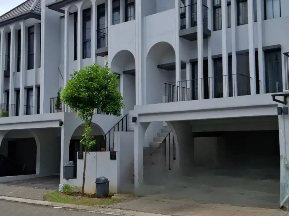 Dijual Rumah Aether Greenwich BSD City Hoek 3 Lantai PPJB siap AJB