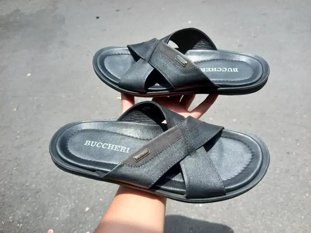 Sandal kulit buccheri ori size 40