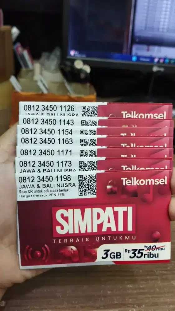Nomor cantik Telkomsel