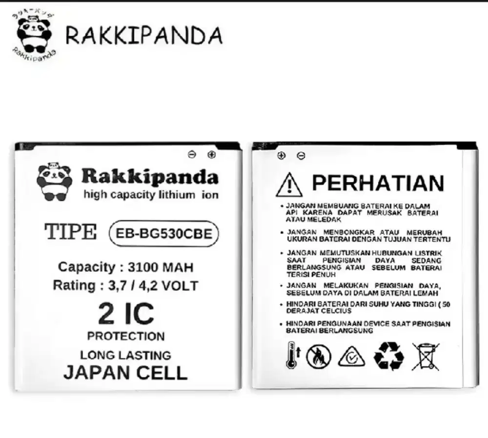 Baterai rakkipanda for Samsung galaxy j2 prime, j2 core, J2 pro, J3