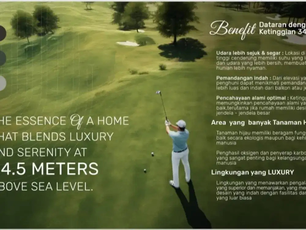 Golf Peak Citraland New Cluster Golf View Di Dataran Tinggi surabaya