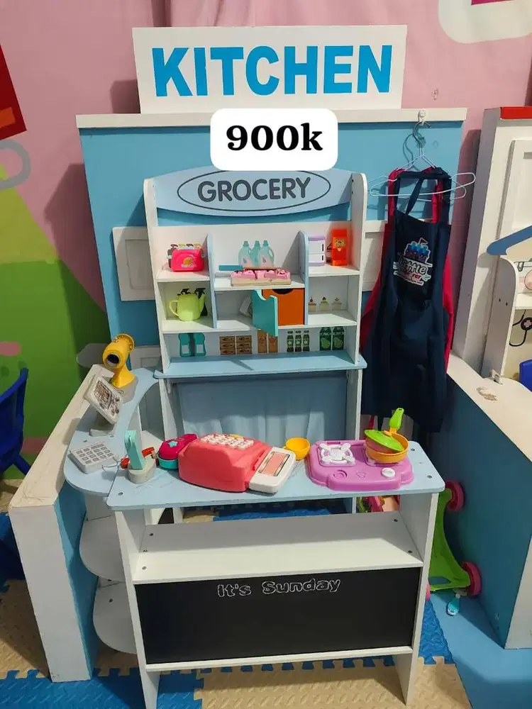 Baground kayu mainan anak