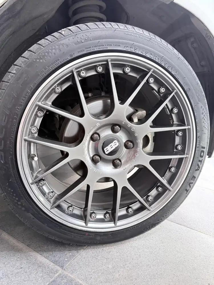 Velg BBS CHR II R18 5x114 & Ban Accelera Baru