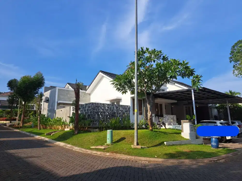 Jual rumah murah hook depan danau BSB City