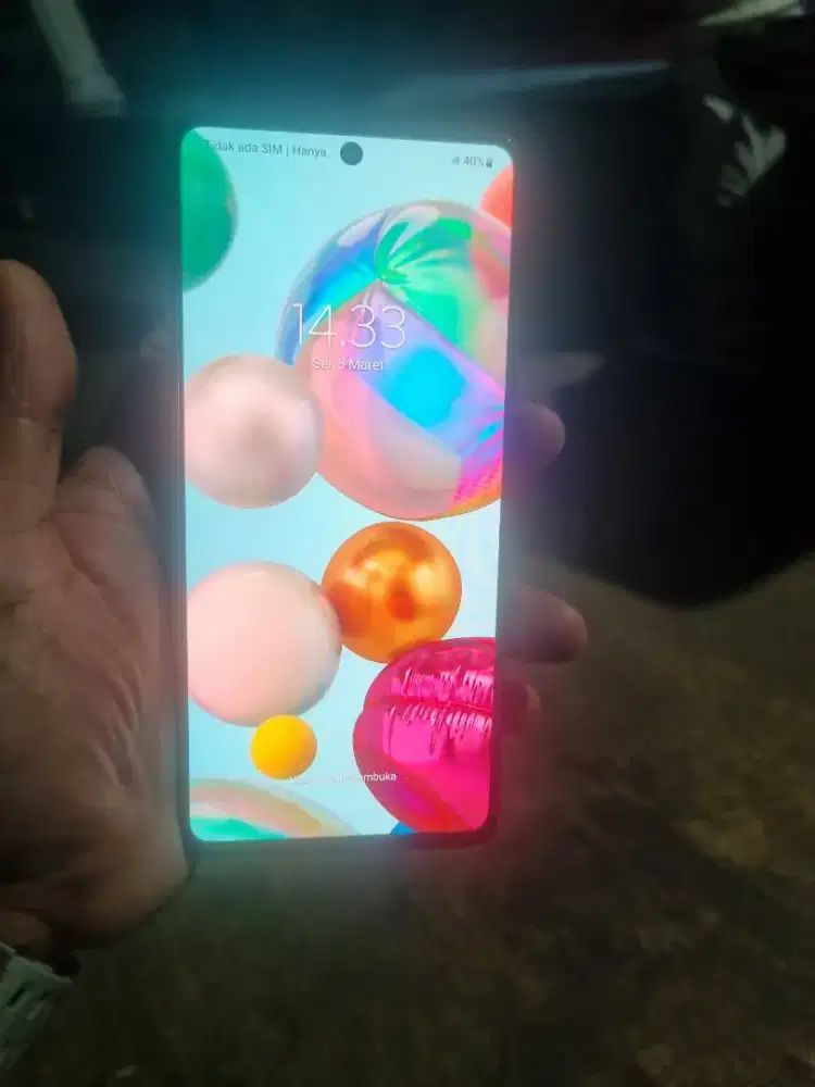 Samsung A71 NFC SEIN 8+8/128 Original PABRIK
Layar ori BERSIH