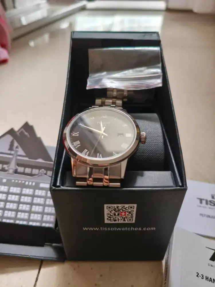 JUAL BU Jam Tangan Tissot Classic Dream Black Dial ORI Harga Miring