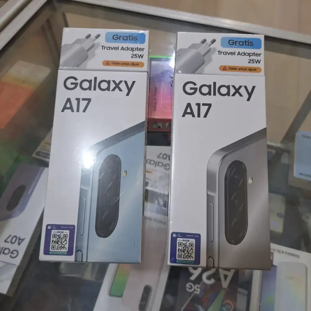 Samsung A17 lte ram 8/128gb promo bonus Adapter 25watt