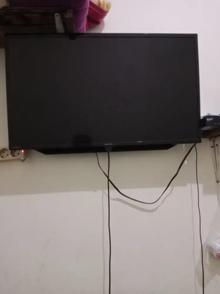 TV LED 32 inch free setbox + antena luar