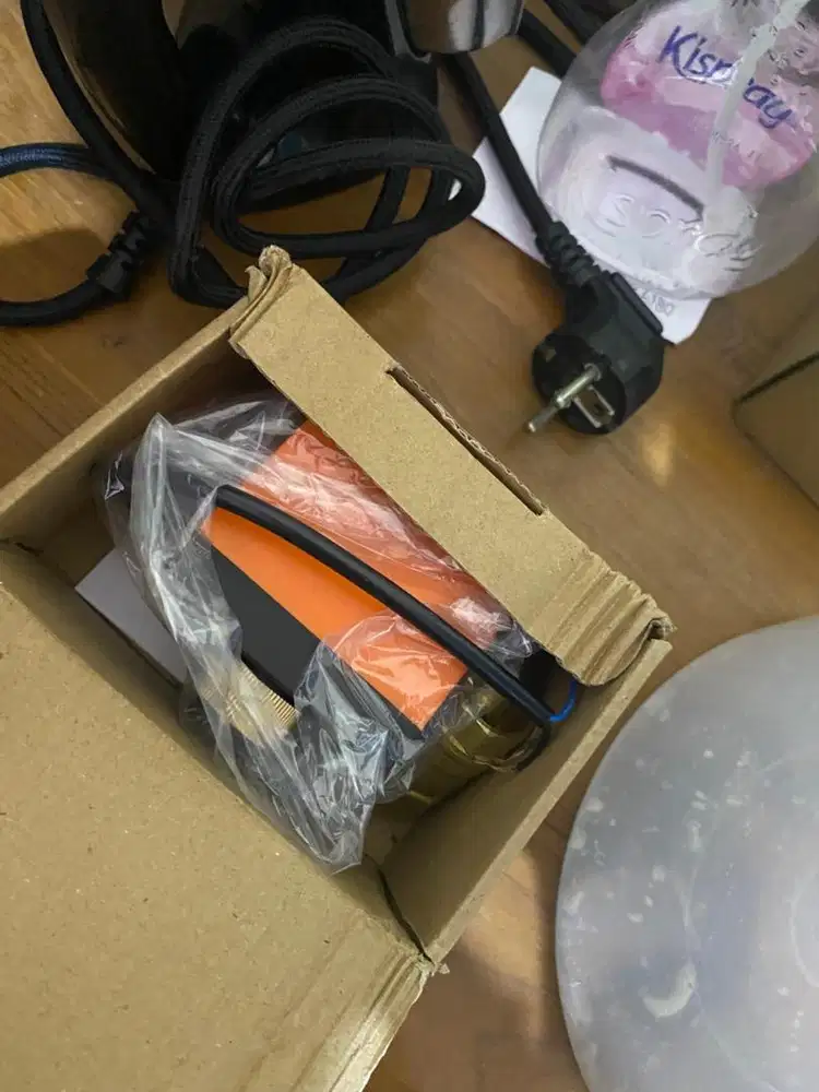 Electric motorized water valve (stop kran otomatis) bonus saklar