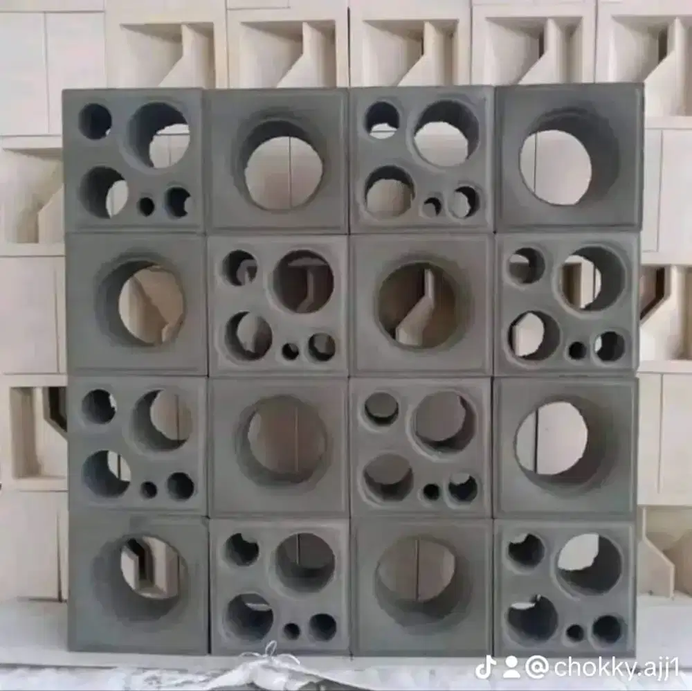 Roster beton minimalis modern