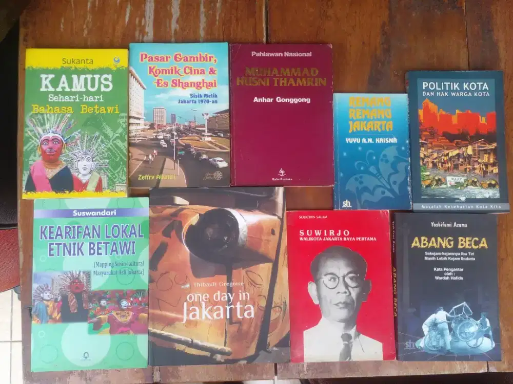 Jual buku ttg Jakarta dan Betawi (kolprian)