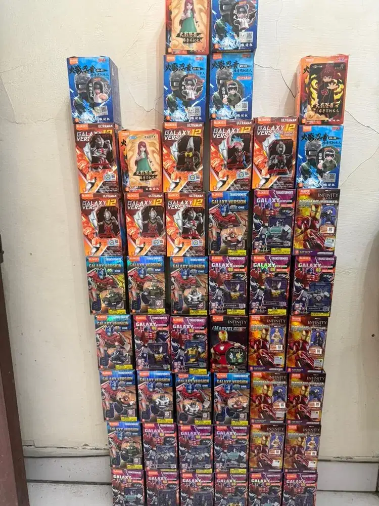 wts jual blokees marvel avenger , transformers gv 05 , gv 06