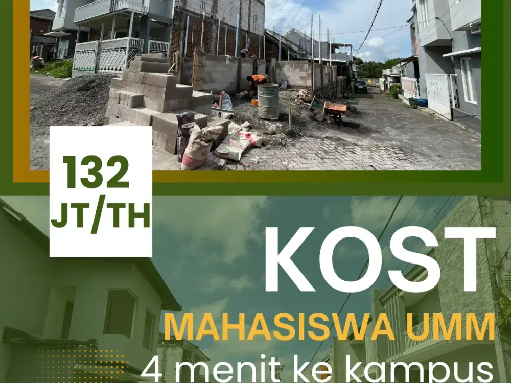 Kost Strategis Tegalgondo Dekat UMM & UB