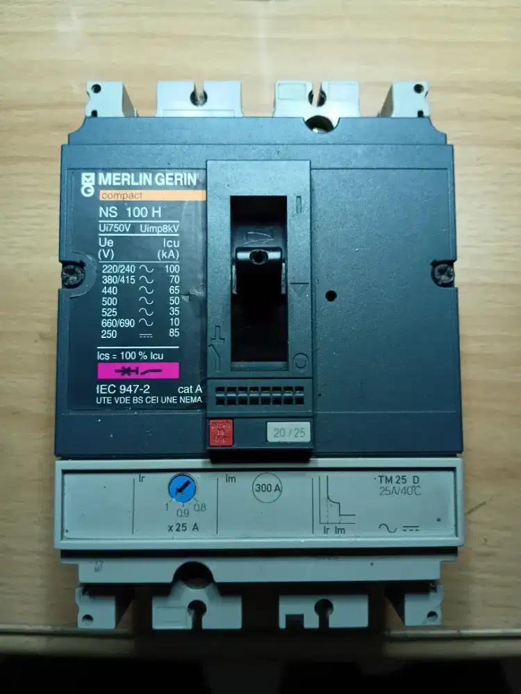 MCCB MERLIN GERIN 100A original