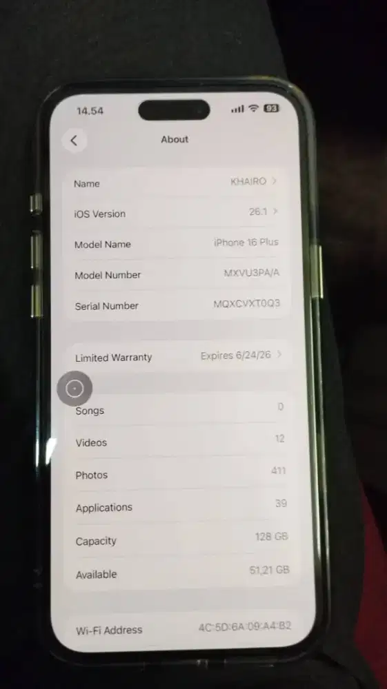 Iphone 16 Plus 128Gb iBox pa/a Resmi rasa baru gres bnegt BS TKR tmbh