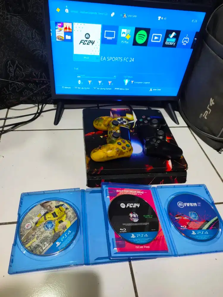 PS4 SLIM 1TB ORI Seri22 + TV 24