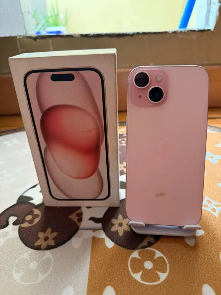 Iphone 15 pink 256gb fulset iBox