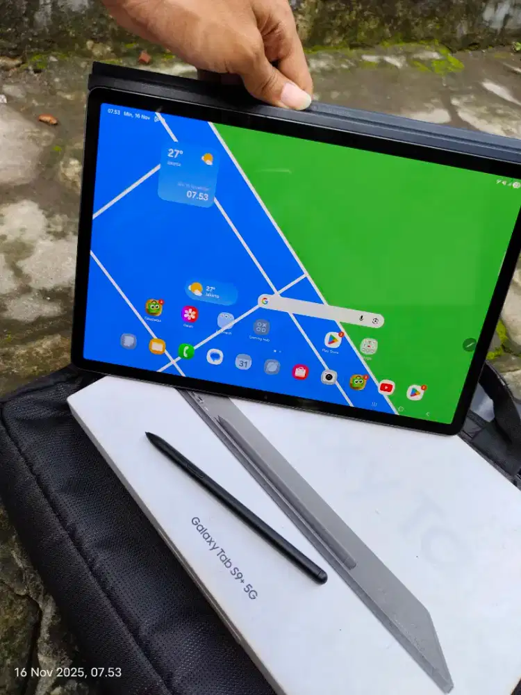 Samsung Tab S9+ 5g 12/512 fullsett