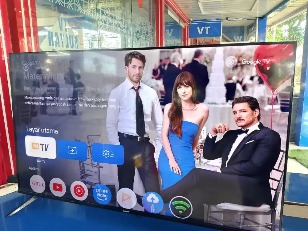 Google tv Sharp 55 inch