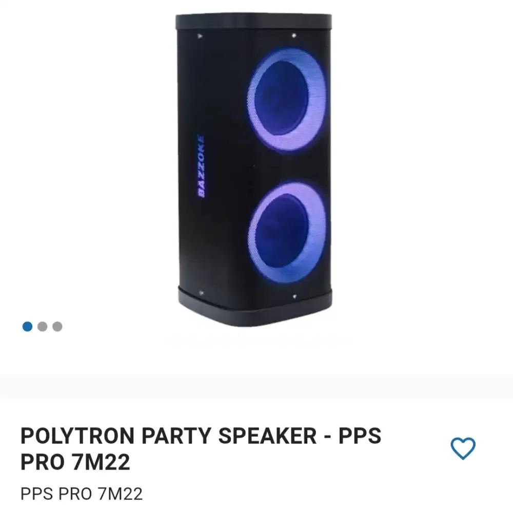 Promo speaker active