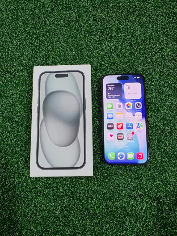 IPhone 15 128gb IBox Aktif Lengkap Normal
