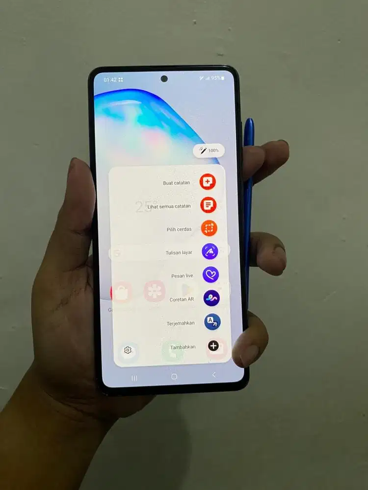 Samsung Note 10 lite 8/128 amoled ori normal SPen