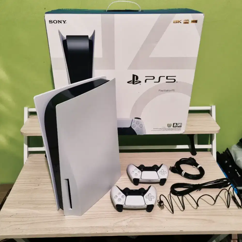 Ps5 disc 2 stik mulus fullset next gen console sony playstation ps 5