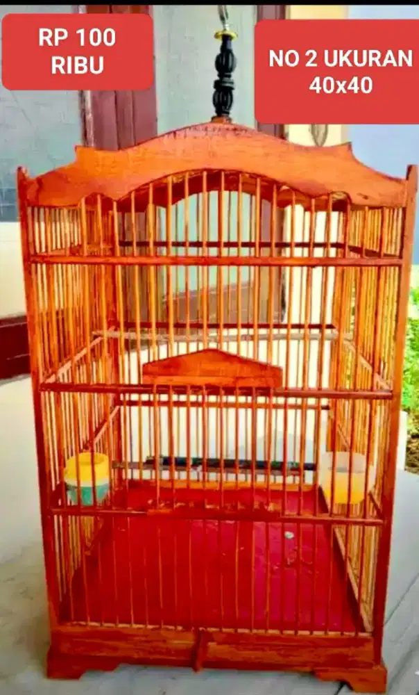 Kandang no 2 ukuran 40 x 40